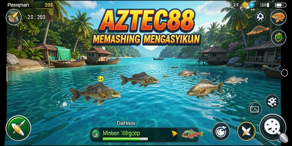 Tangkapan ikan besar dalam gameplay AZTEC88 yang mendebarkan.