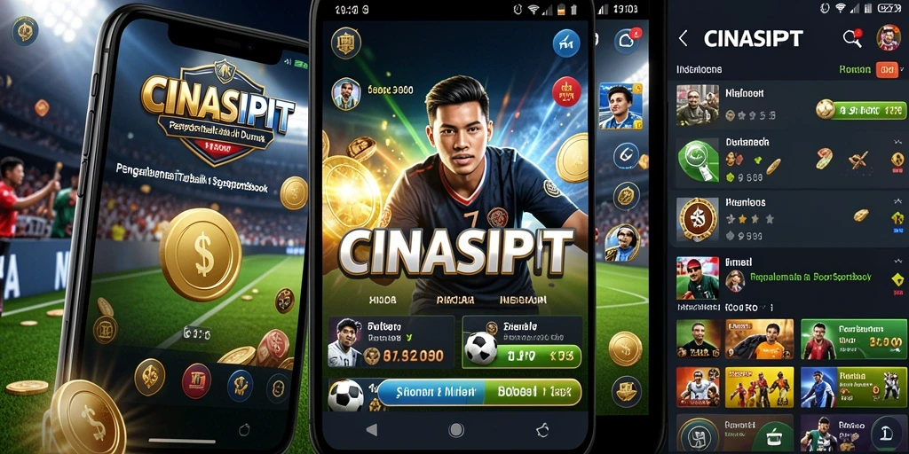 Tangkapan layar menunjukkan antarmuka taruhan yang menarik dari CINASIPIT.