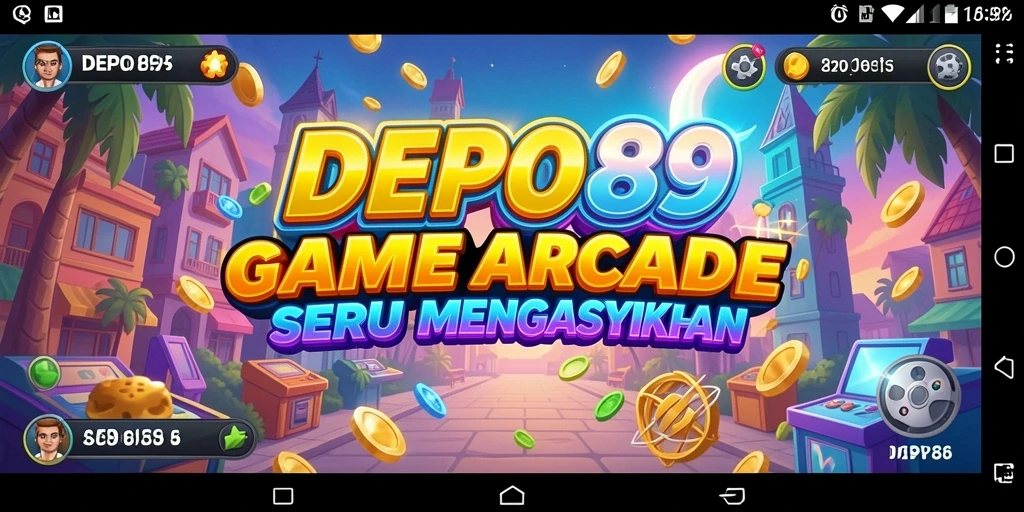 Screenshot gameplay DEPO89 yang menampilkan aksi arcade yang seru.