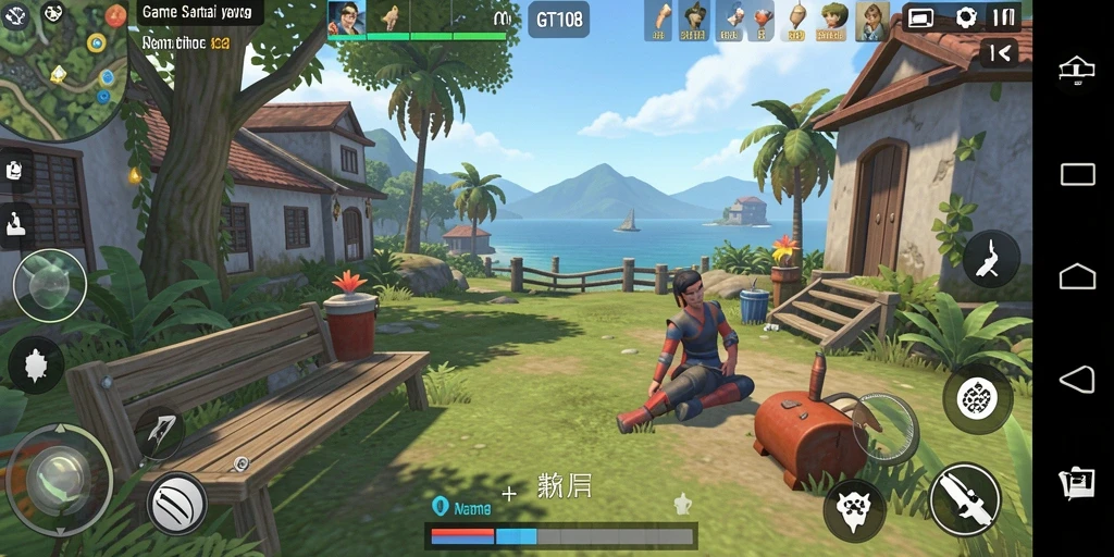 Screenshot GT108 menampilkan gameplay yang seru dan santai.