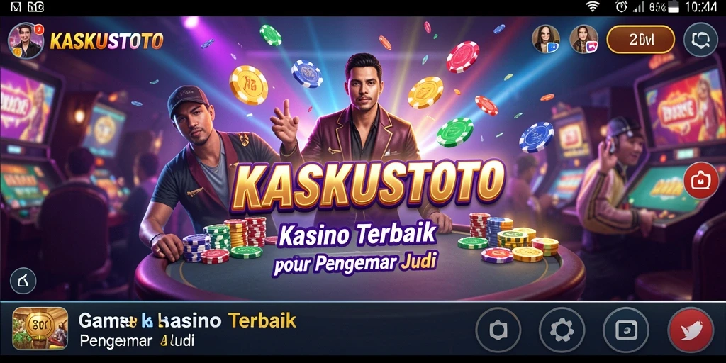 Screenshot KASKUSTOTO menampilkan gameplay Kasino yang seru dan interaktif.