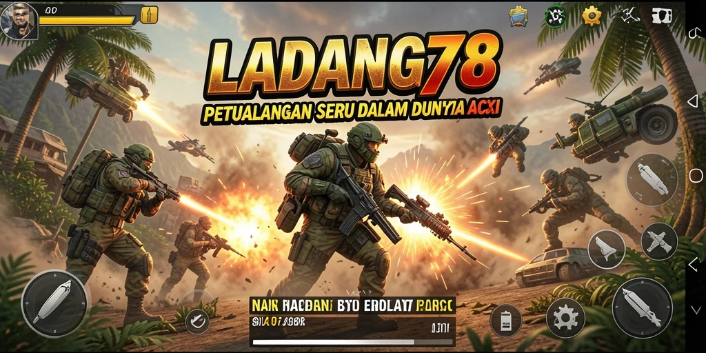 Tampilan seru saat bertarung di LADANG78 yang penuh aksi.